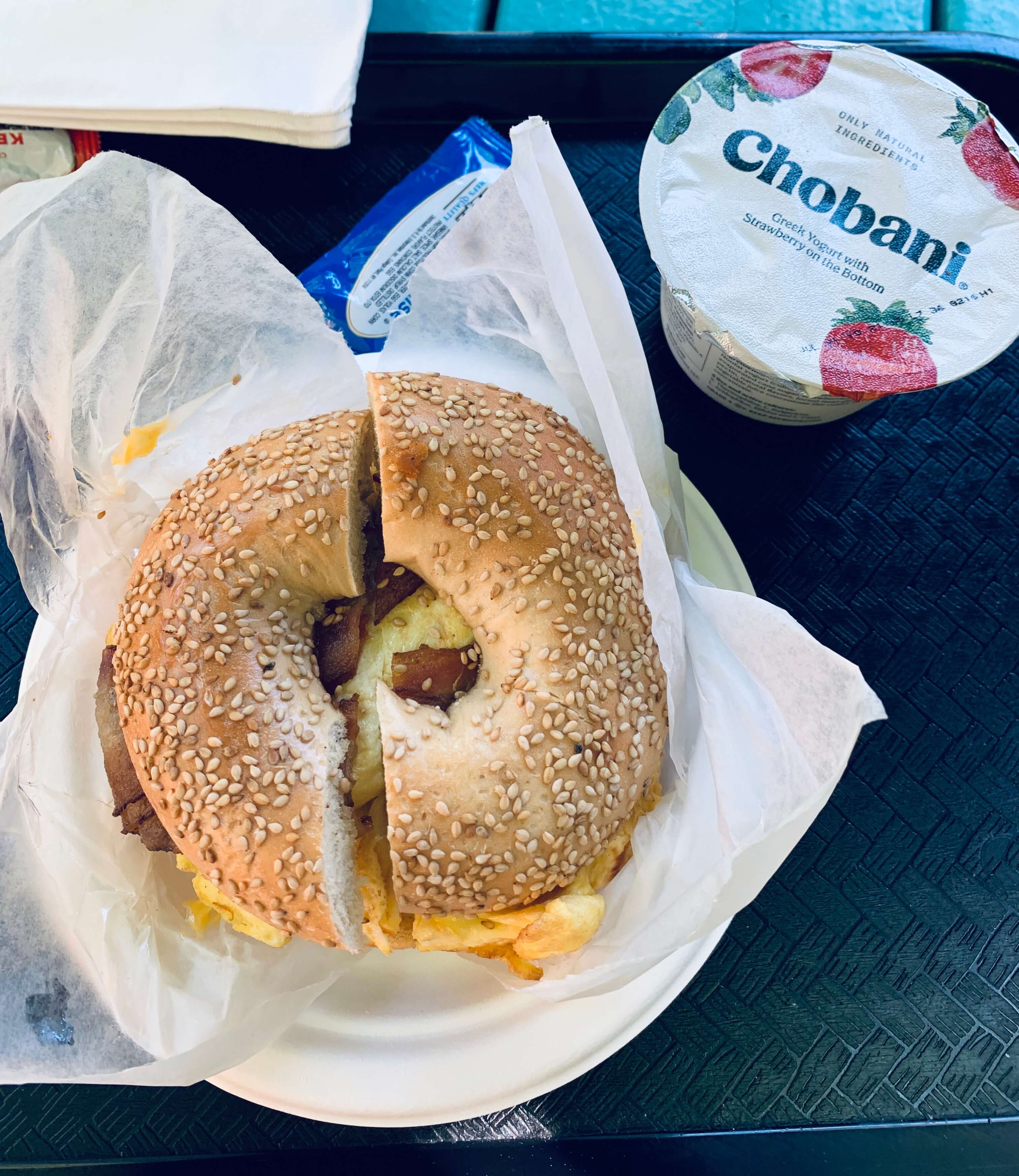  Bacon-and-egg-bagels-breakfast-HI-NYC-hostel