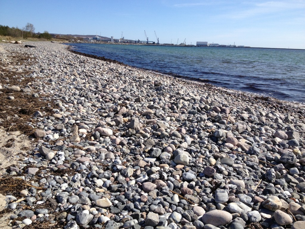 Beach with flint, Mukran